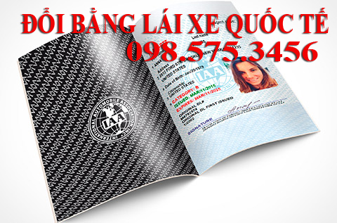 ĐỔI BẰNG LÁI XE QUỐC TẾ IAA – MỸ