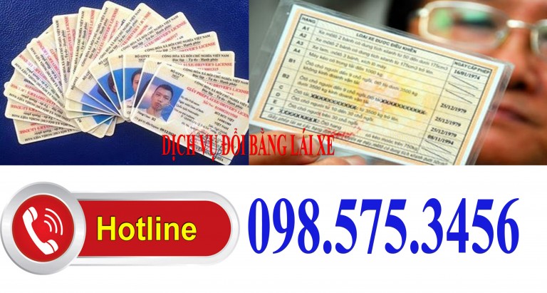 LỘ TRÌNH ĐỔI GIẤY PHÉP LÁI XE MẪU MỚI